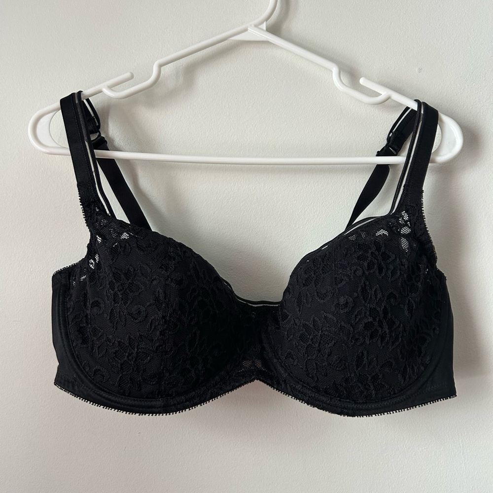 Just My Size Black Lace‎ Women’s Bra